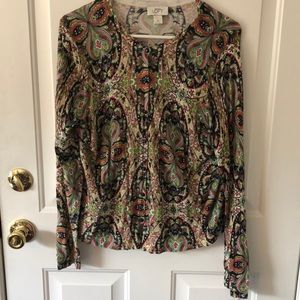 Multi color cardigan from LOFT